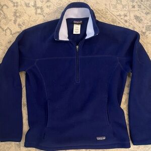 Patagonia Women’s Synchilla Blue Fleece Sweater